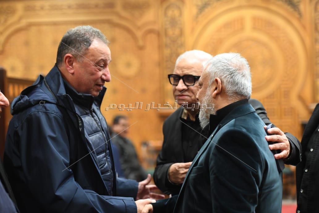 عزاء شقيق أحمد السبكي