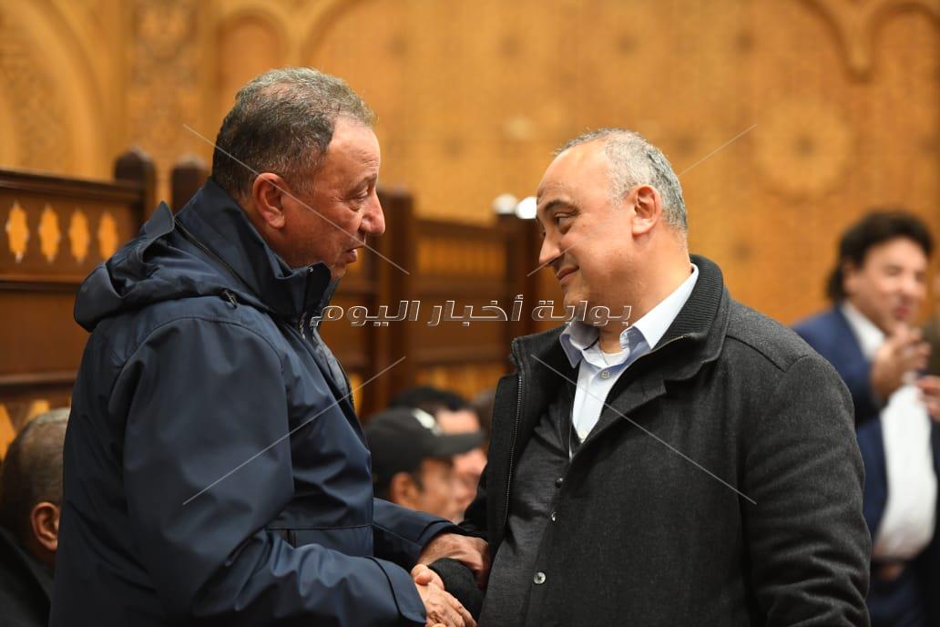 عزاء شقيق أحمد السبكي