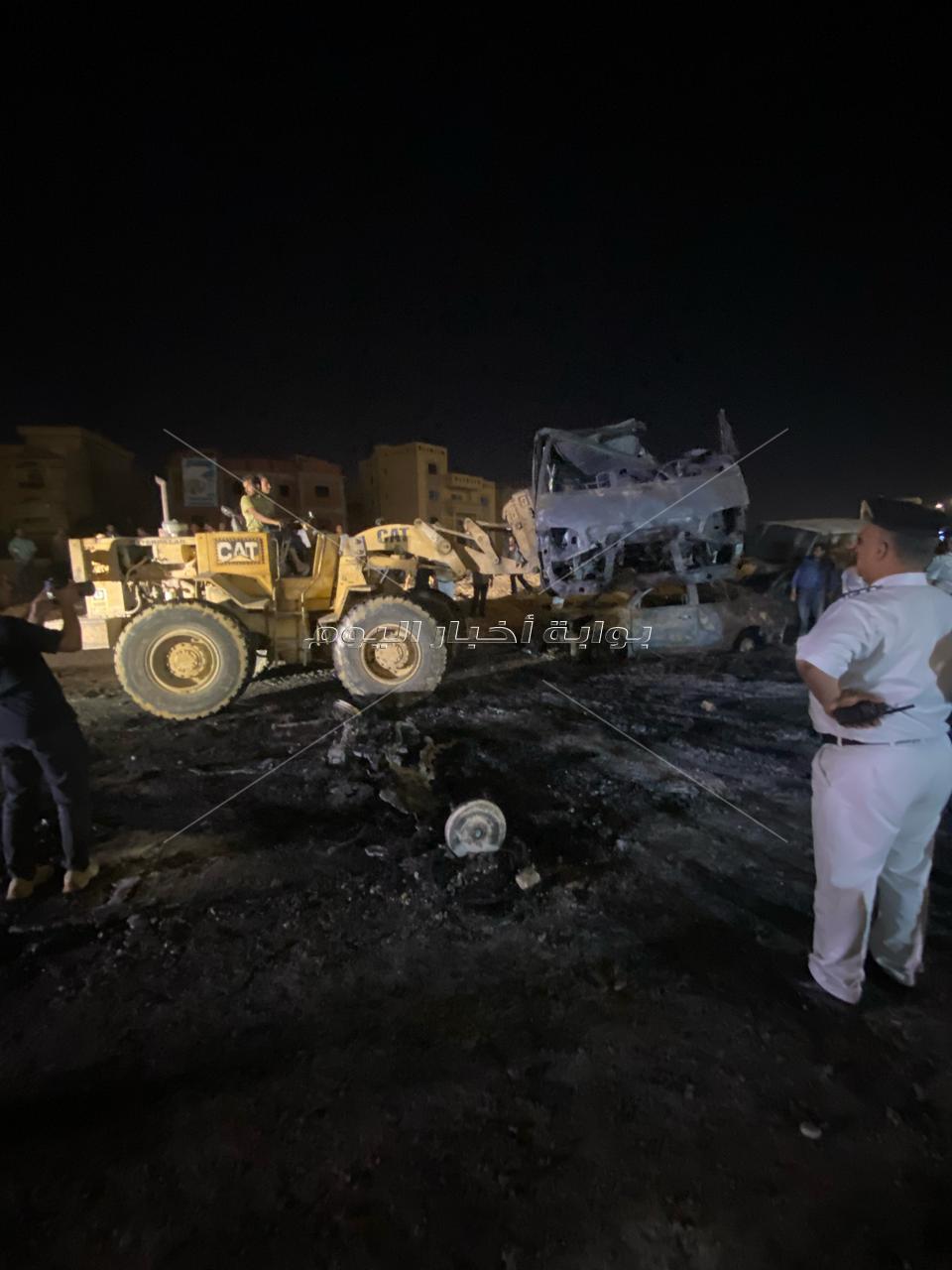 انفجار خط غاز اكتوبر