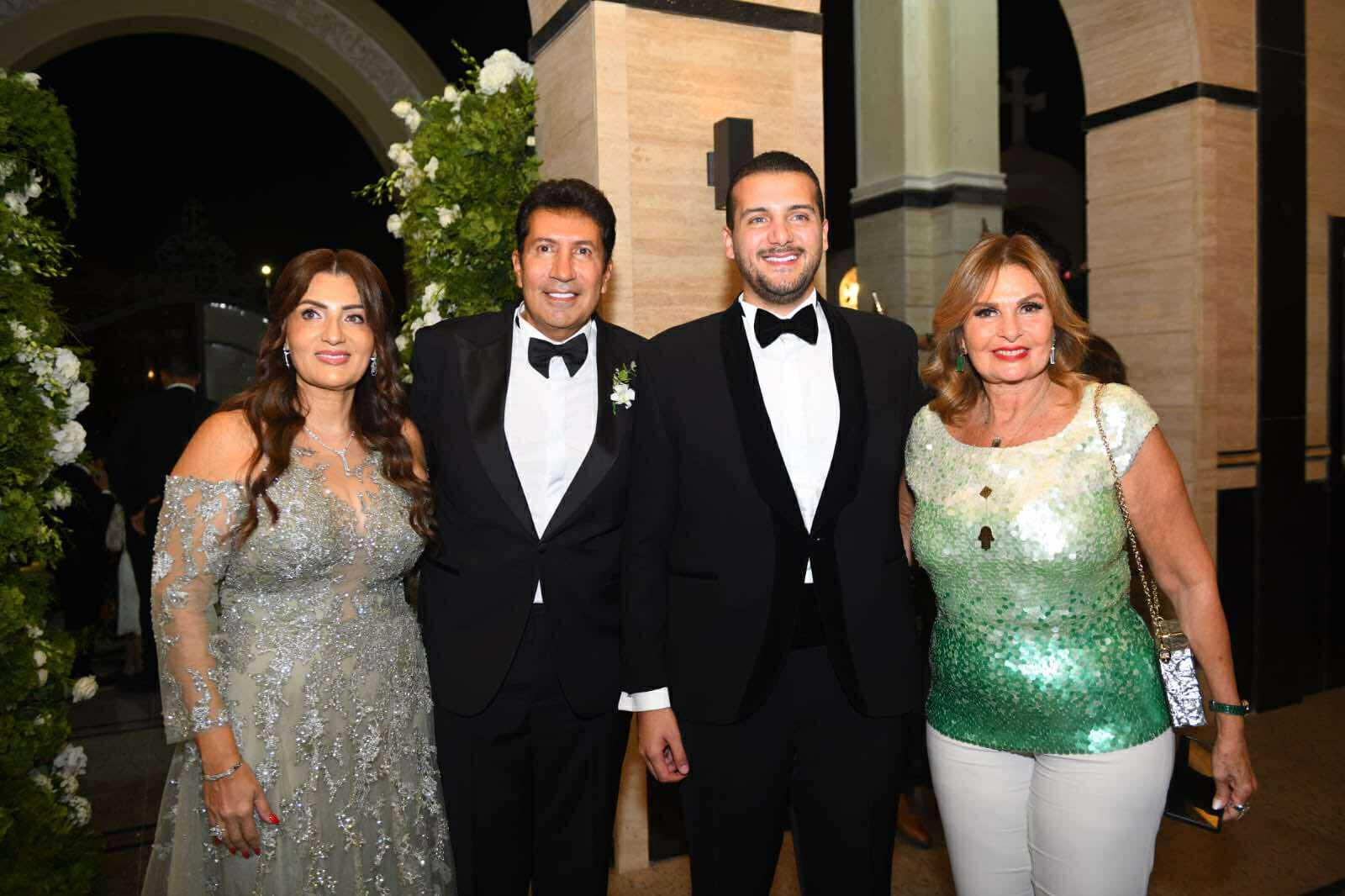 هاني رمزي يحتفل بزفاف ابنه بحضور أشرف صبحي والمشاهير
