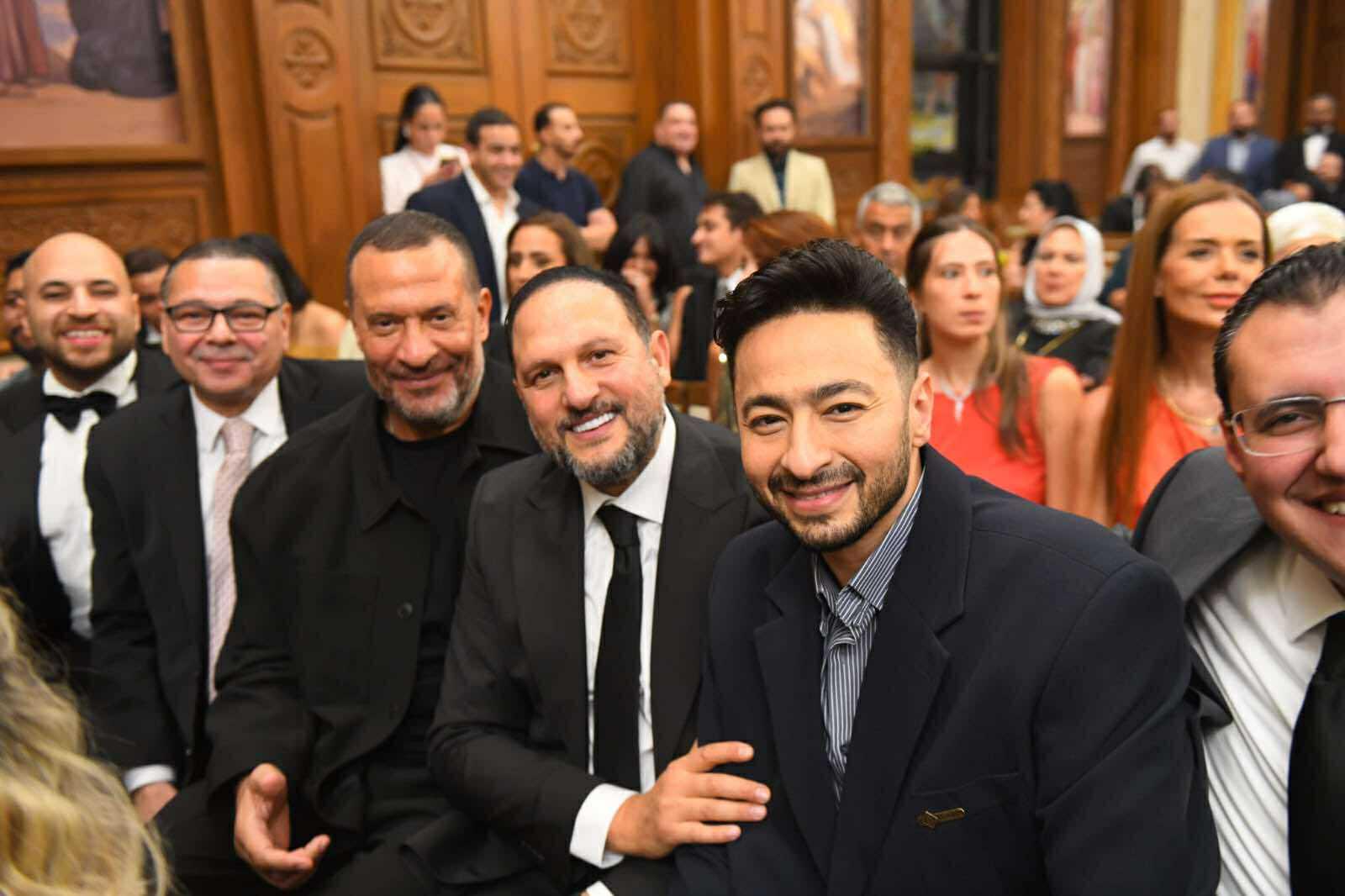 هاني رمزي يحتفل بزفاف ابنه بحضور أشرف صبحي والمشاهير