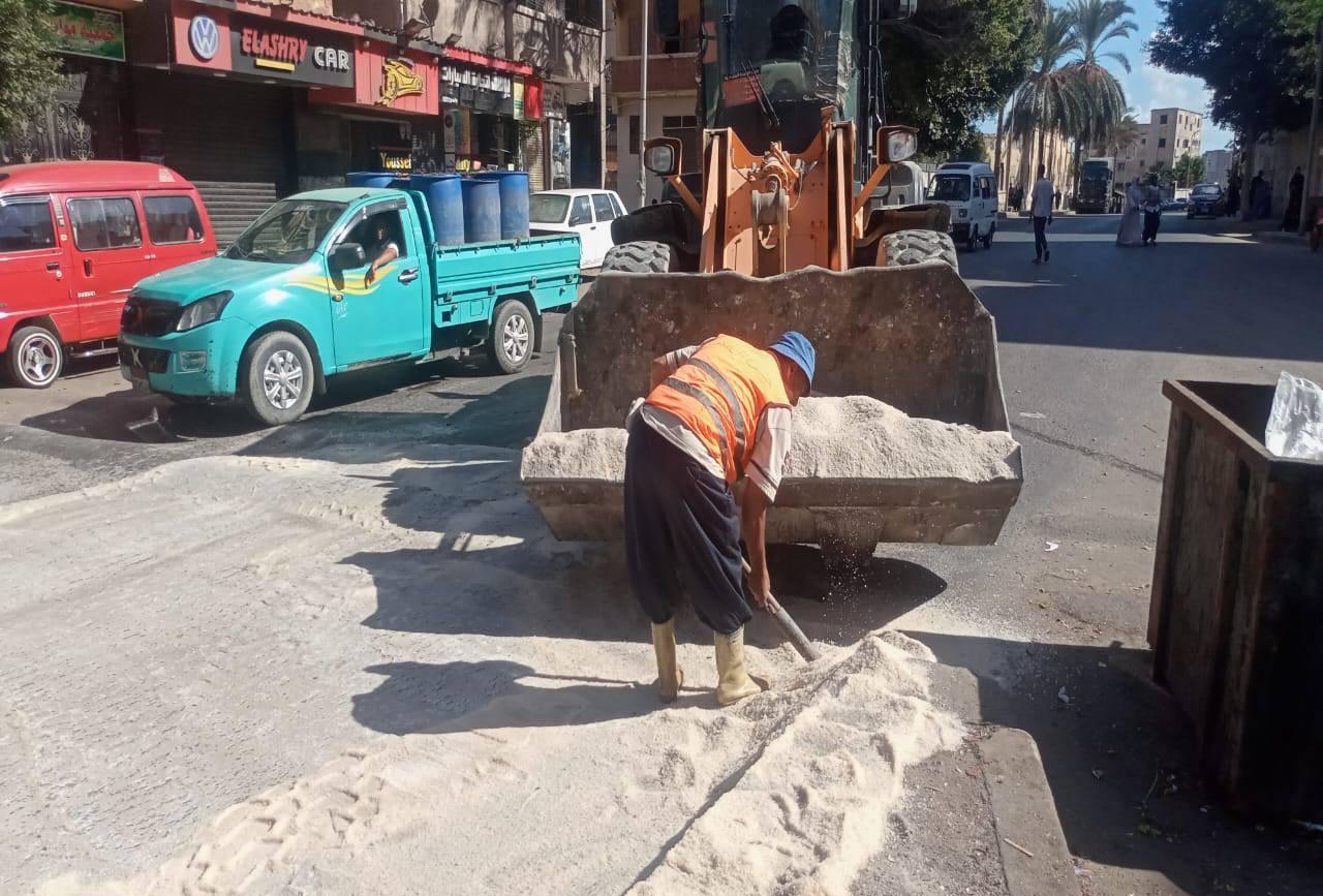 سقوط أكوام من الملح