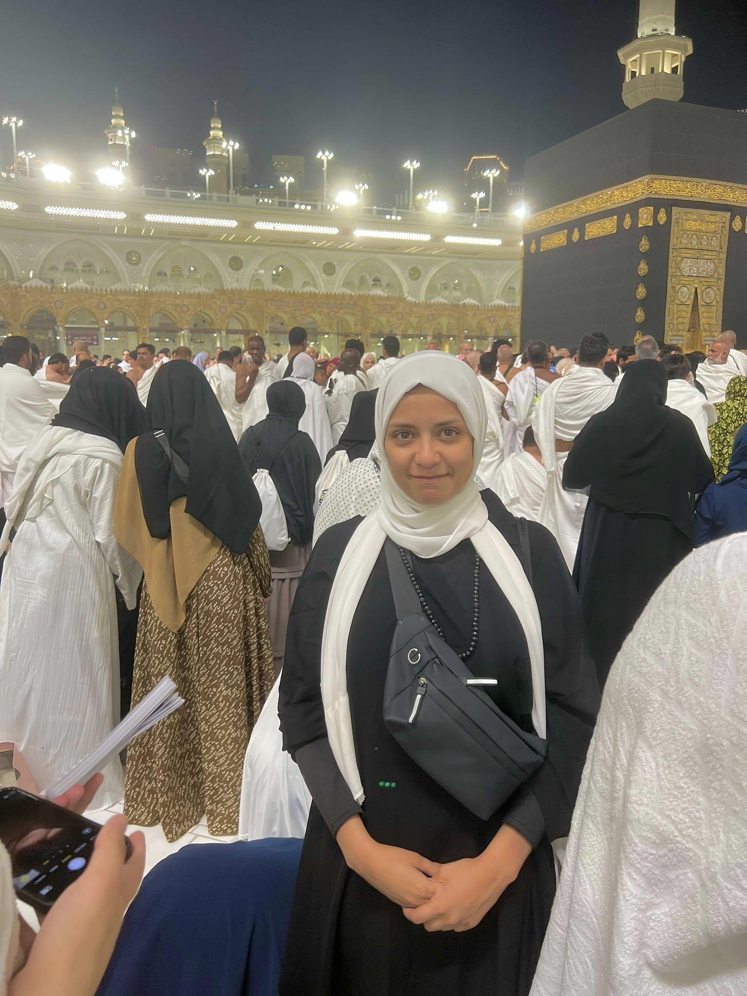 أحدث ظهور لـ سهر الصايغ من داخل الحرم المكي 