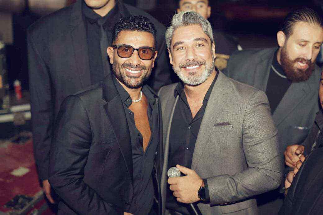 أحمد سعد يشعل حفل باكتوبر