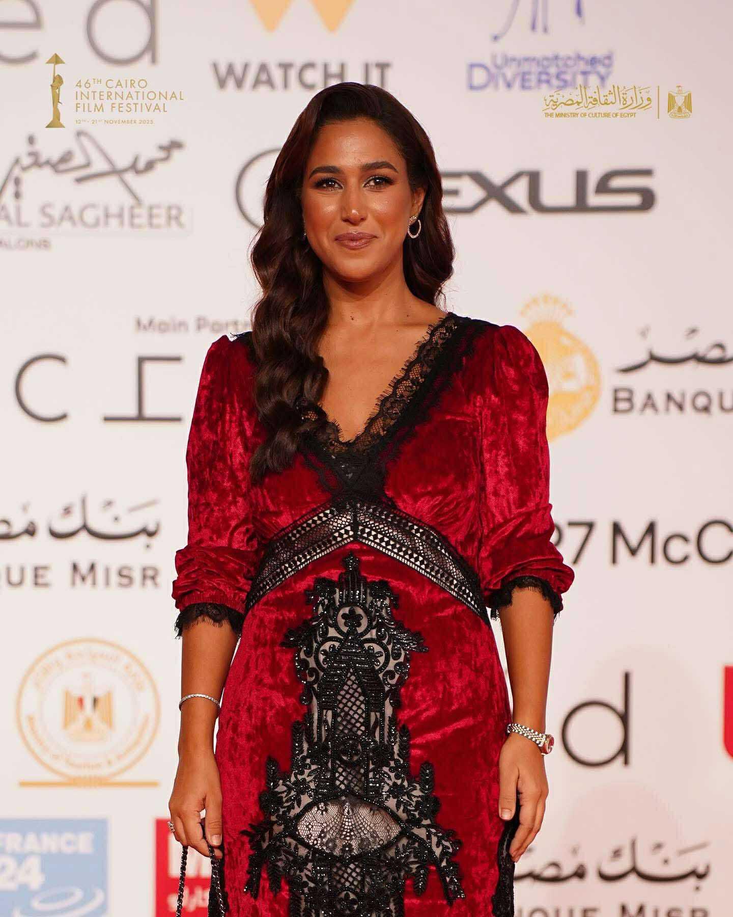 النجوم على السجادة للحمراء لفيلم «شكوى رقم 713317» بمهرجان القاهرة