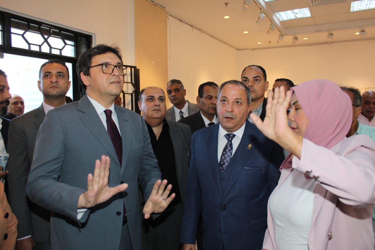 وزير الثقافة ومحافظ بورسعيد يتفقدان قصر ثقافة بورسعيد
