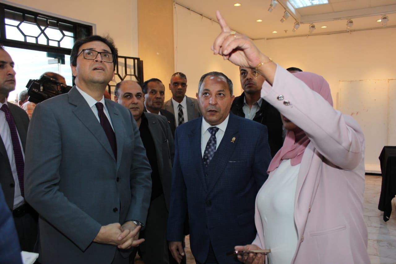 وزير الثقافة ومحافظ بورسعيد يتفقدان قصر ثقافة بورسعيد
