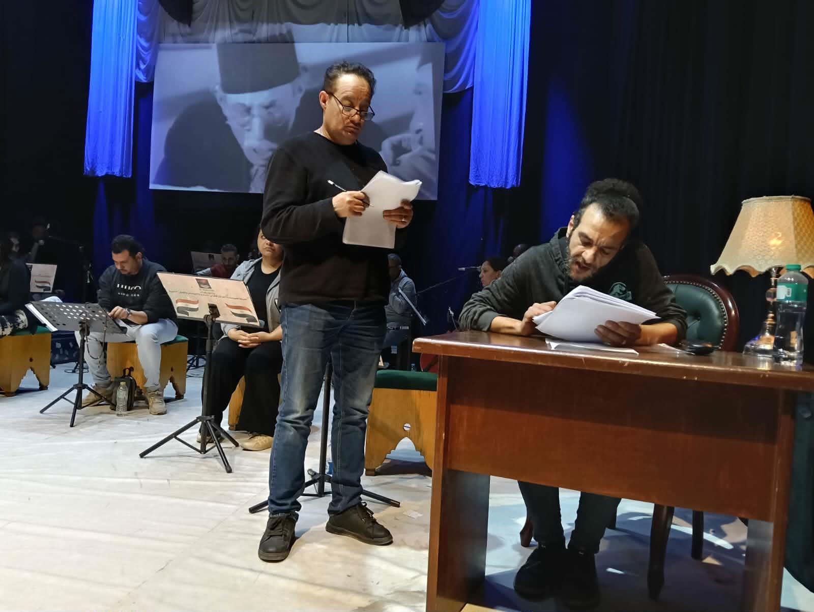 التفاصيل الكاملة لمسرحية "صاحب السعادة.. نجيب الريحاني" لـ  خالد محروس 