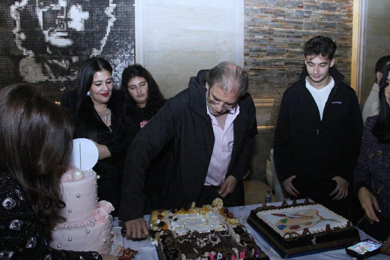 المخرج خالد يوسف يحتفل بعيد ميلاد زوجته بحضور مشاهير الفن والمجتمع