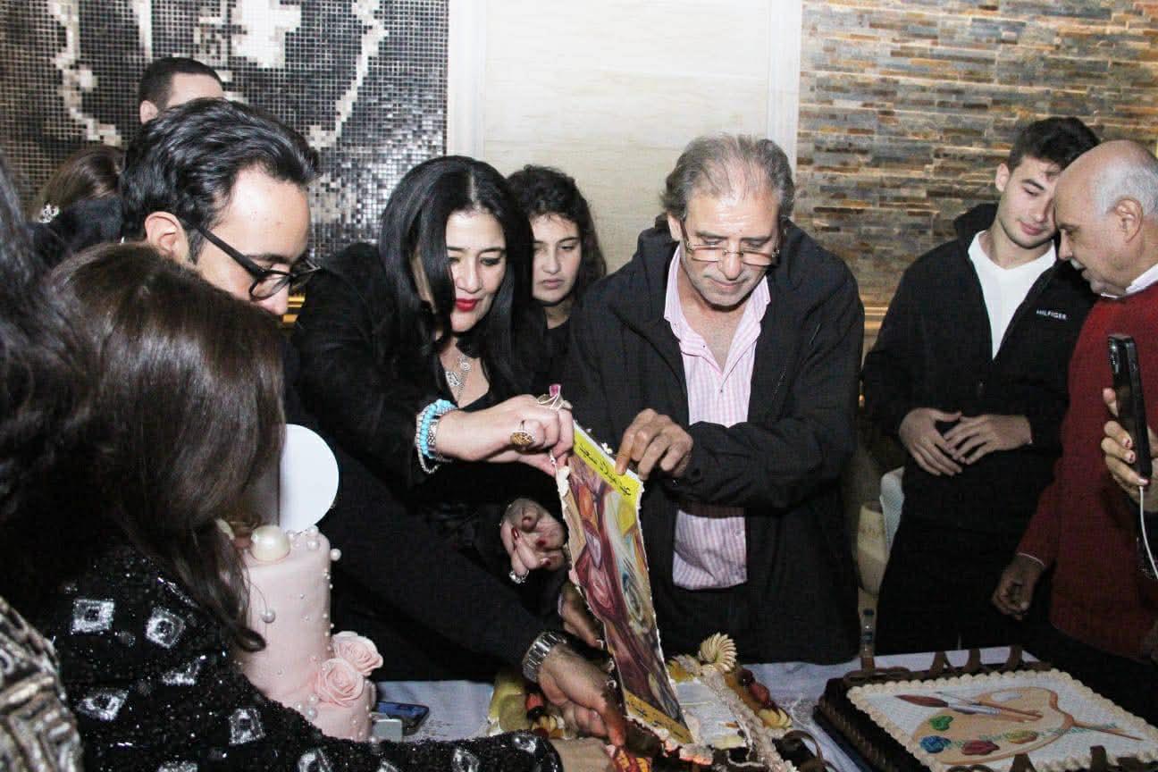 المخرج خالد يوسف يحتفل بعيد ميلاد زوجته بحضور مشاهير الفن والمجتمع