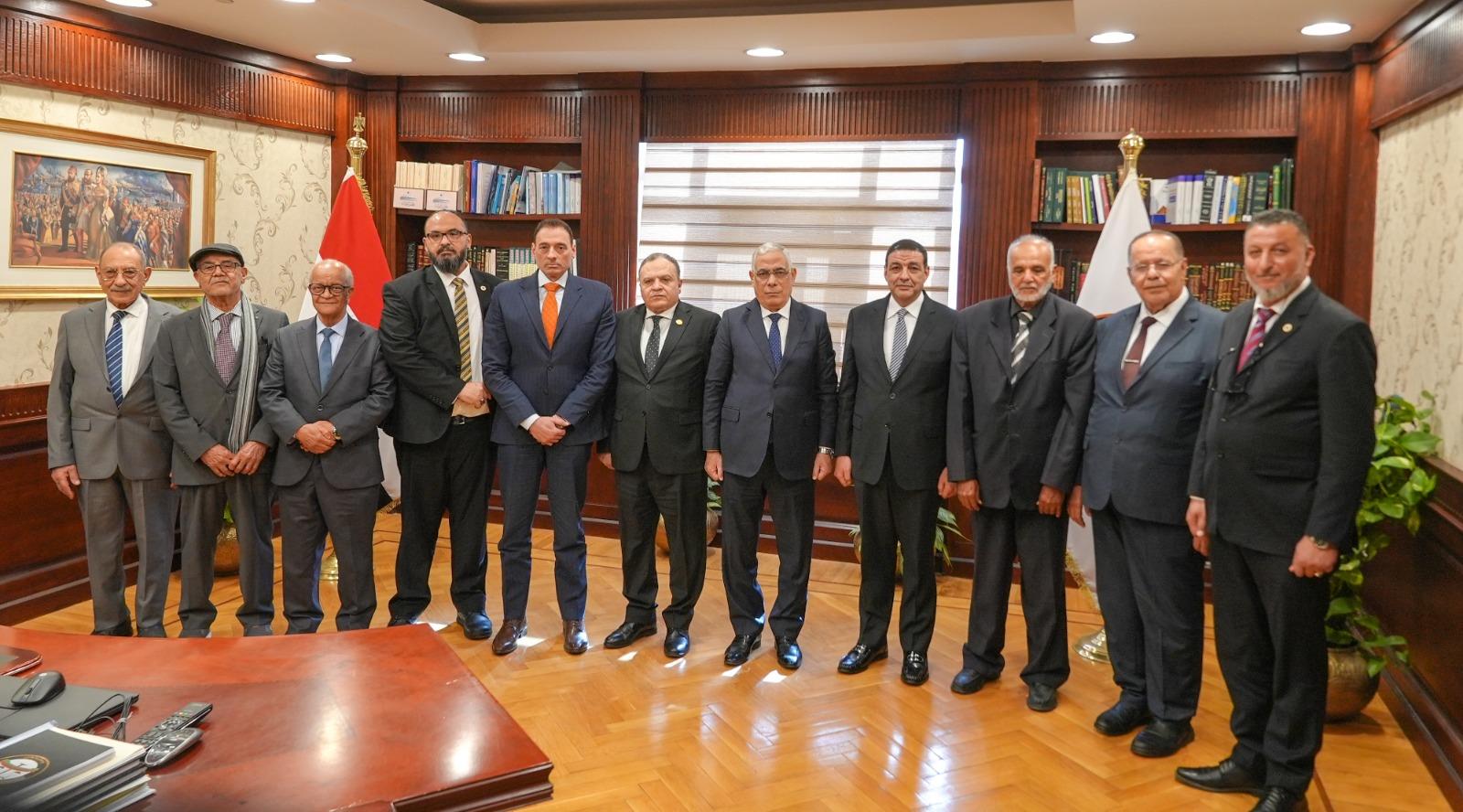  النائب العام يستقبل وفد النيابة العامة الليبية