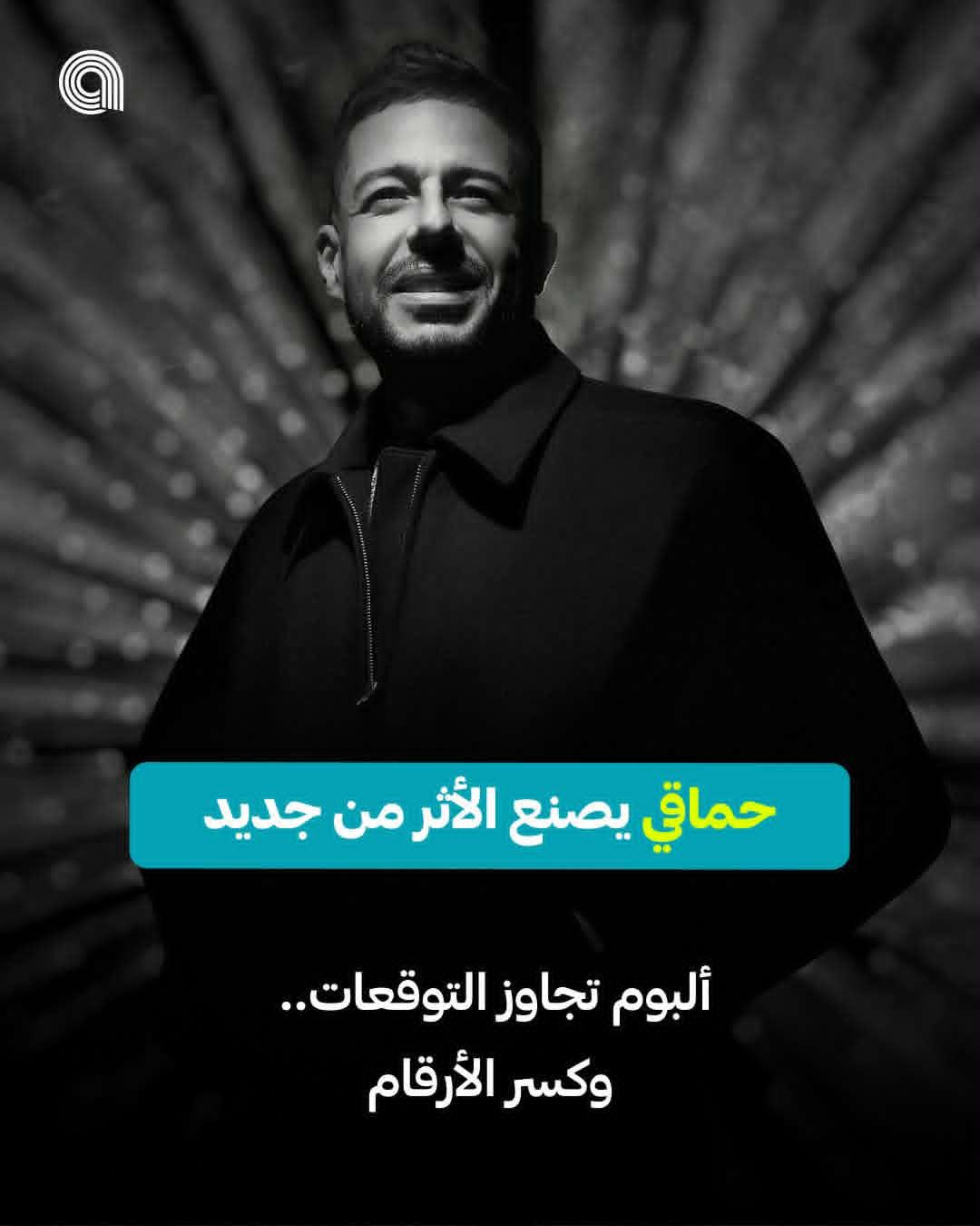 محمد حماقي يواصل حصد الأرقام القياسية .. أكثر من 15 مليون استماع 