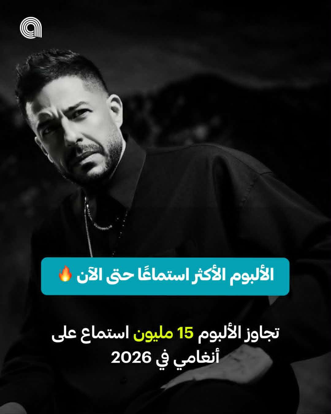 محمد حماقي يواصل حصد الأرقام القياسية .. أكثر من 15 مليون استماع 