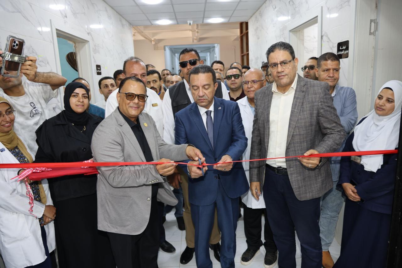 محافظ المنوفية يفتتح مركز الأورام الجديد بمستشفى منوف العام