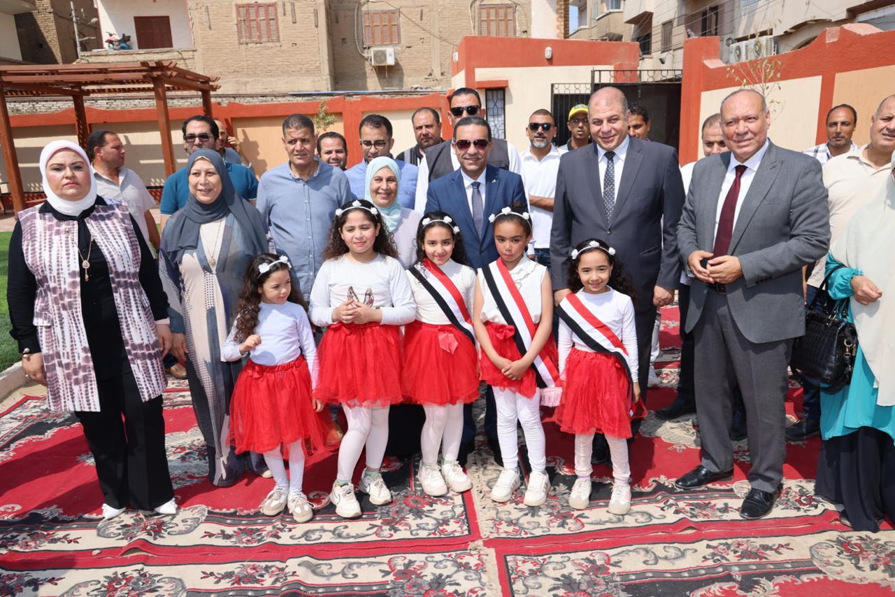 محافظ المنوفية يفتتح مدرستي الأزهار الإبتدائية وأم المؤمنين الإعدادية بنات  باستثمارات 50 مليون جنيه