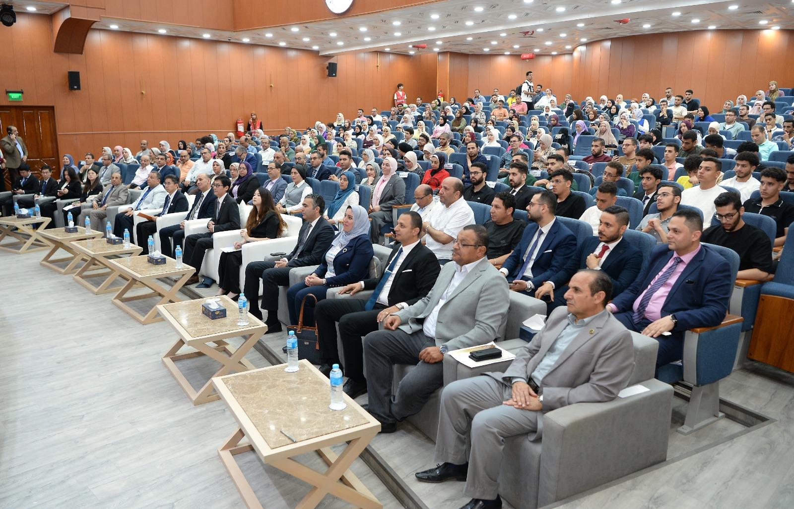 جامعة المنصورة تفتتح فعاليات ملتقى مصر والصين عبر بريكس .
