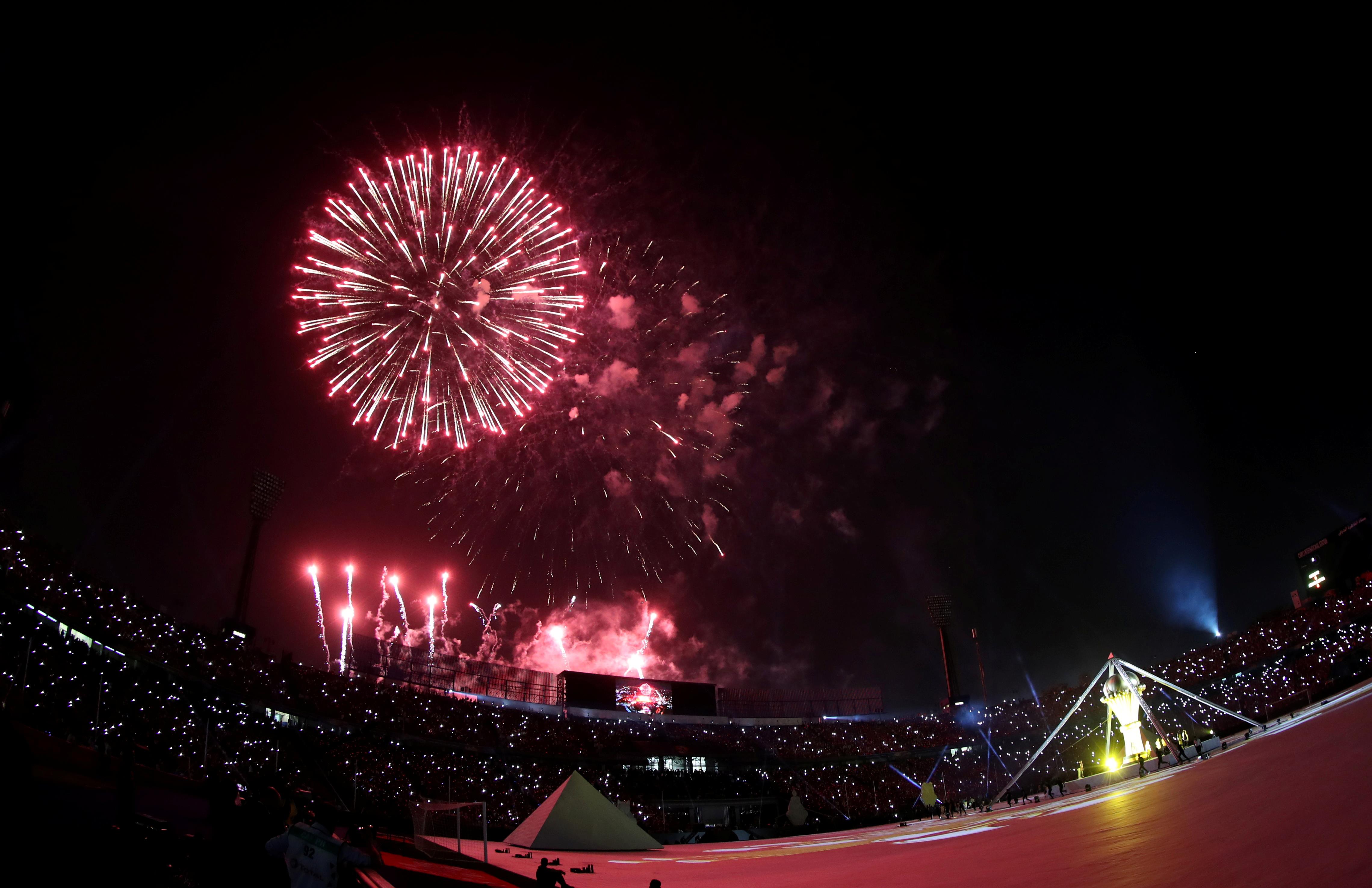 أمم إفريقيا 2019 حفل افتتاح مبهر لـ الكان صور وفيديو بوابة