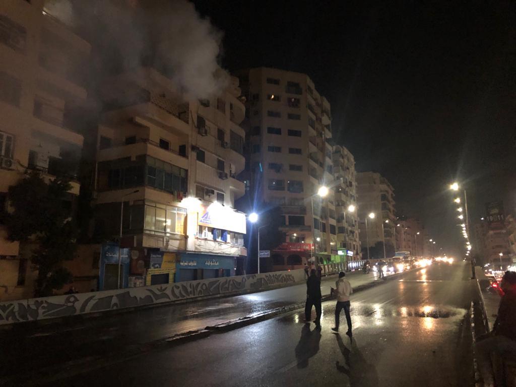 لحريق شقة سكنية بمحيط حي الدقي