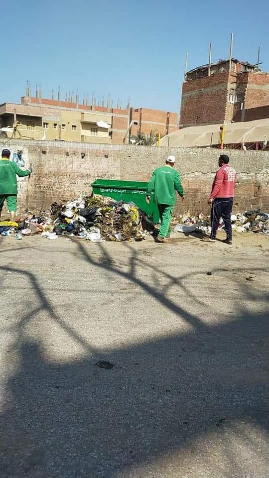 رفع٢٢٤طن قمامة من قرى شبين الكوم