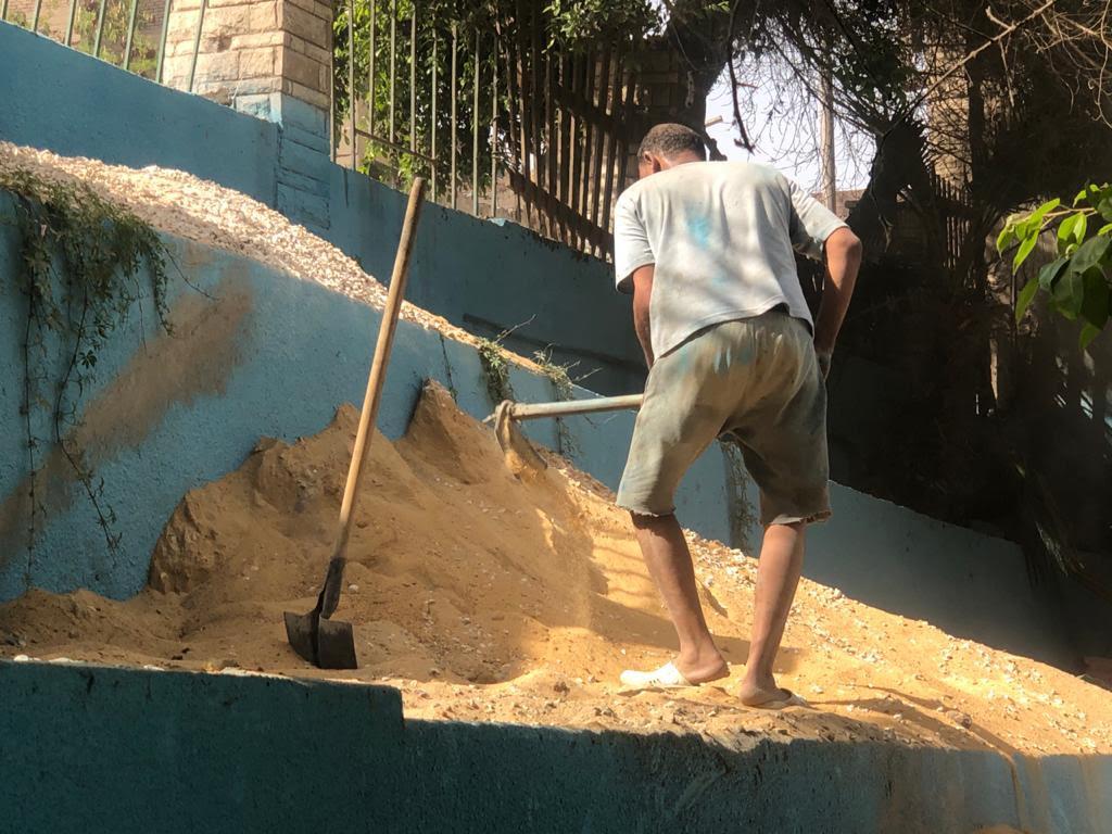 رصد ووأد إحدى المخالفات بالبر الغربى لنهر النيل 
