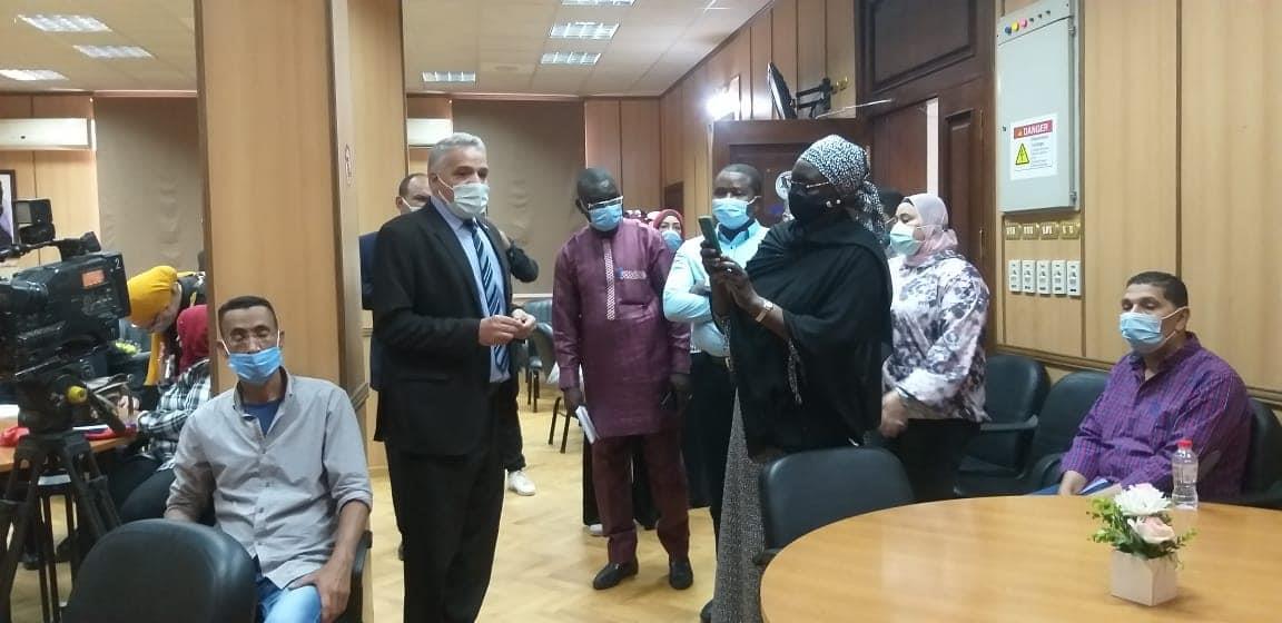 خلال استقبال وفد الخدمات البيطرية النيجيرية