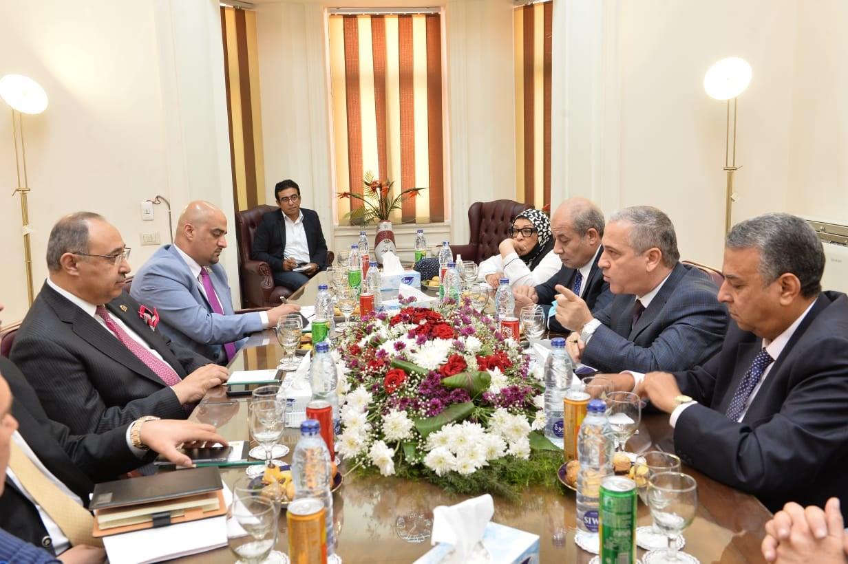 رئيس الهيئة الوطنية للصحافة يستقبل وزير الدولة لشئون الإعلام الأردني