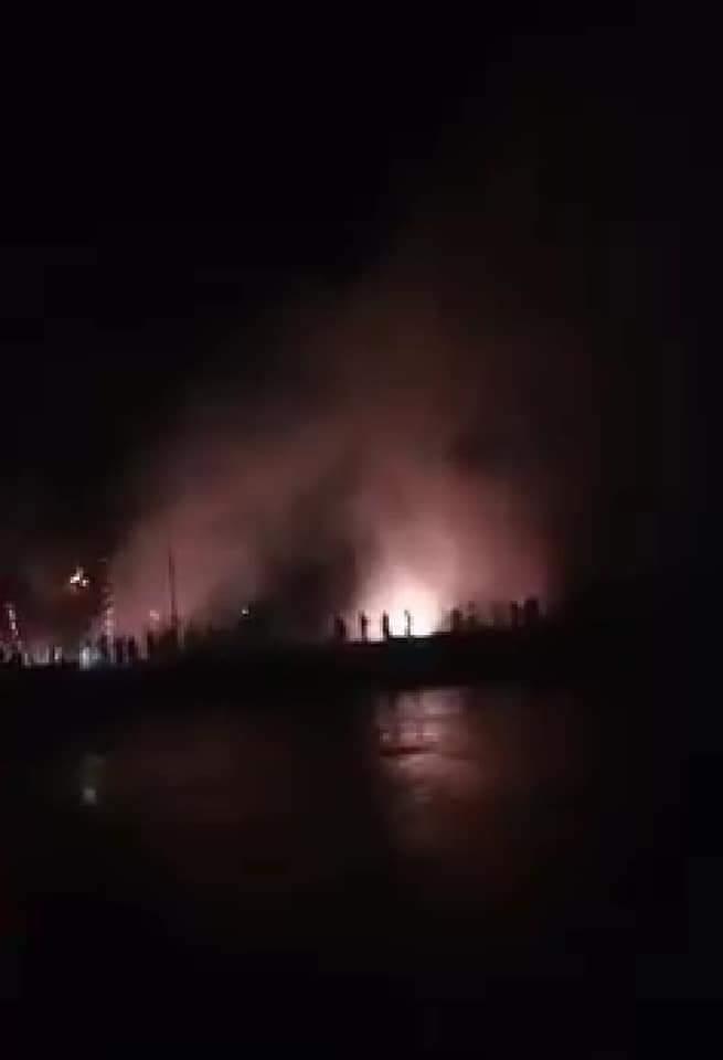 حريق هائل