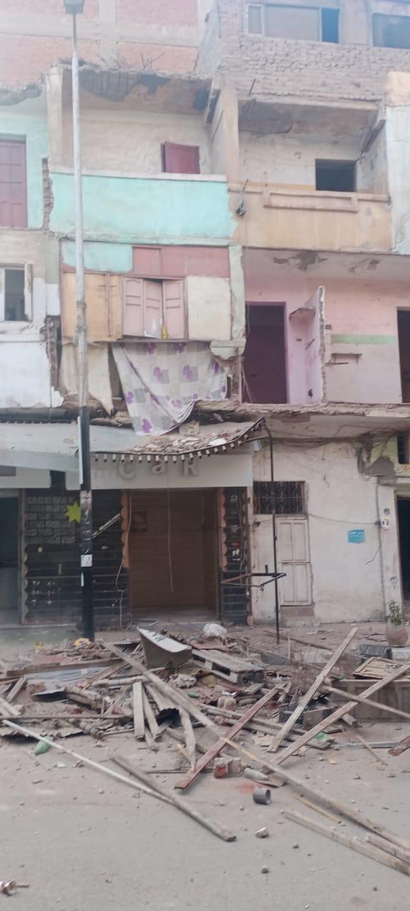  سقوط جزء من عقار