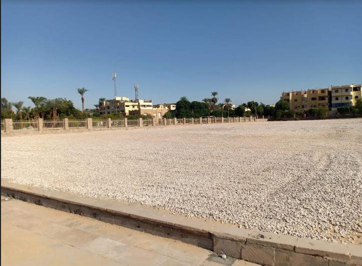 اعمال تطوير الساحة الخارجية لمعابد  الكرنك 