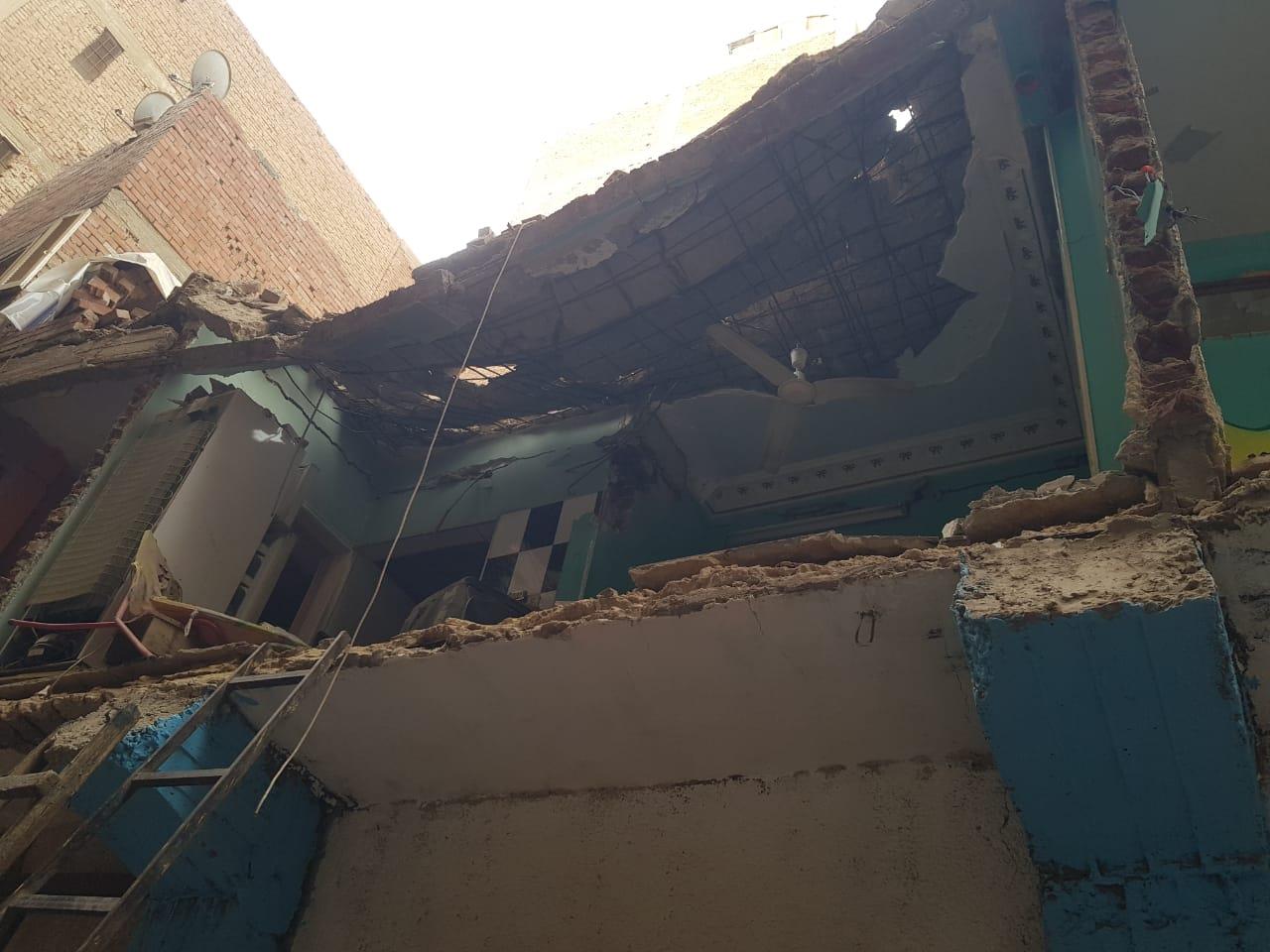  انفجار أسطوانة غاز داخل شقة سكنية