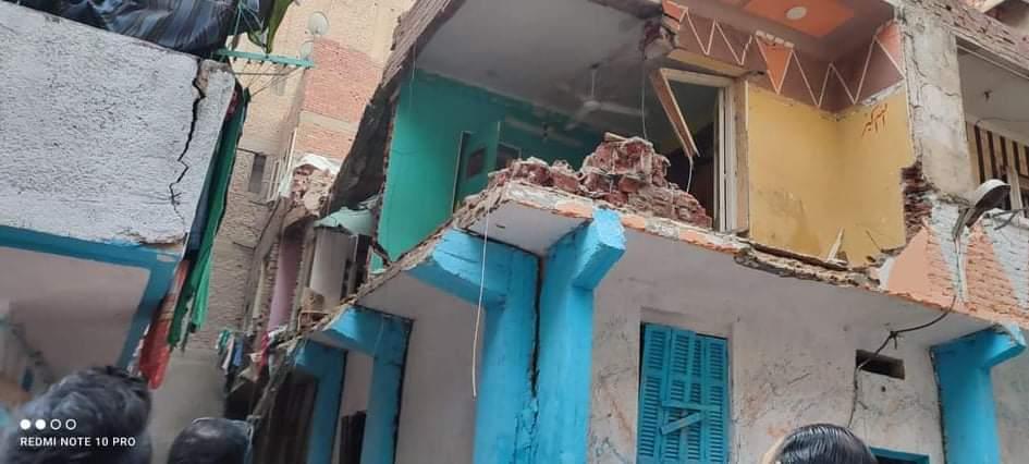  انفجار أسطوانة غاز داخل شقة سكنية