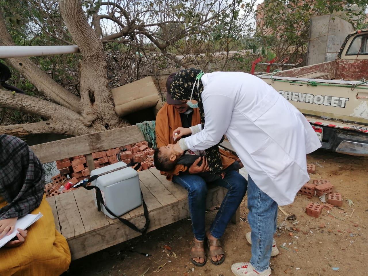 حملة تطعيم شلل الأطفال