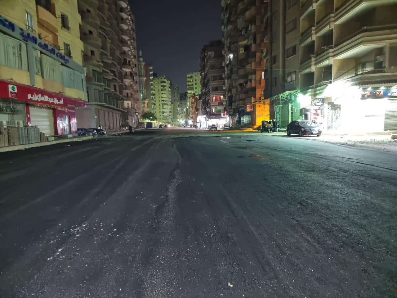 أعمال رصف وتطوير الطرق