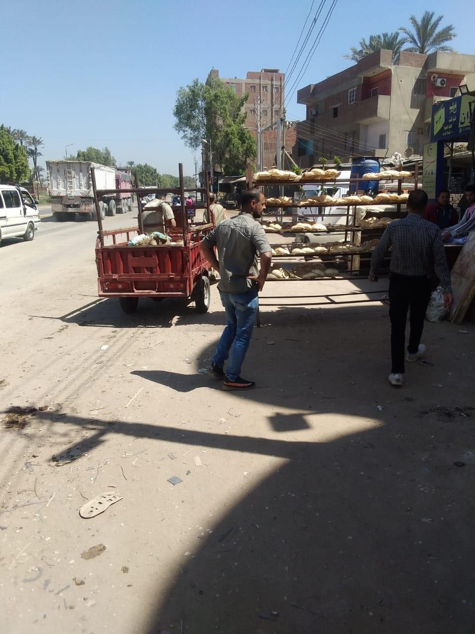 حملة موسعة لإزالة الإشغالات بالبدرشين