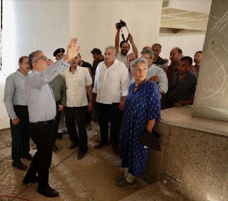 جميع الأعمال بالمتحف الآتوني بالمنيا 