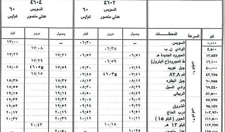 خط عدلي منصور / السويس 