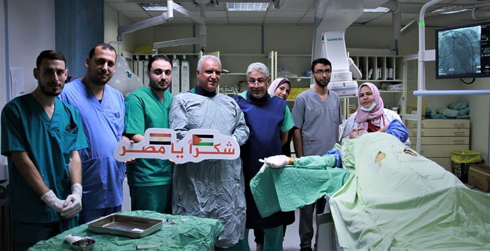 الوفد الطبي المصري في غزة