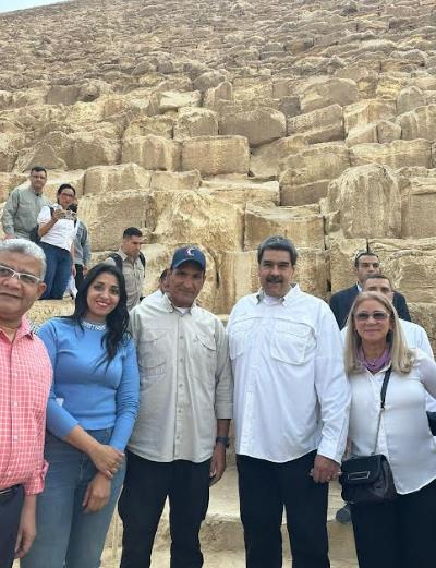 المتحف المصري با يستقبل رئيس  فنزويلا