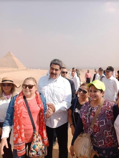 المتحف المصري با يستقبل رئيس  فنزويلا