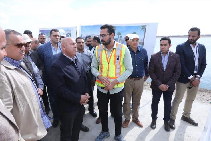 مواقع الخط الأول للقطار الكهربائي السريع