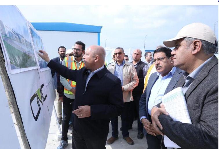 مواقع الخط الأول للقطار الكهربائي السريع