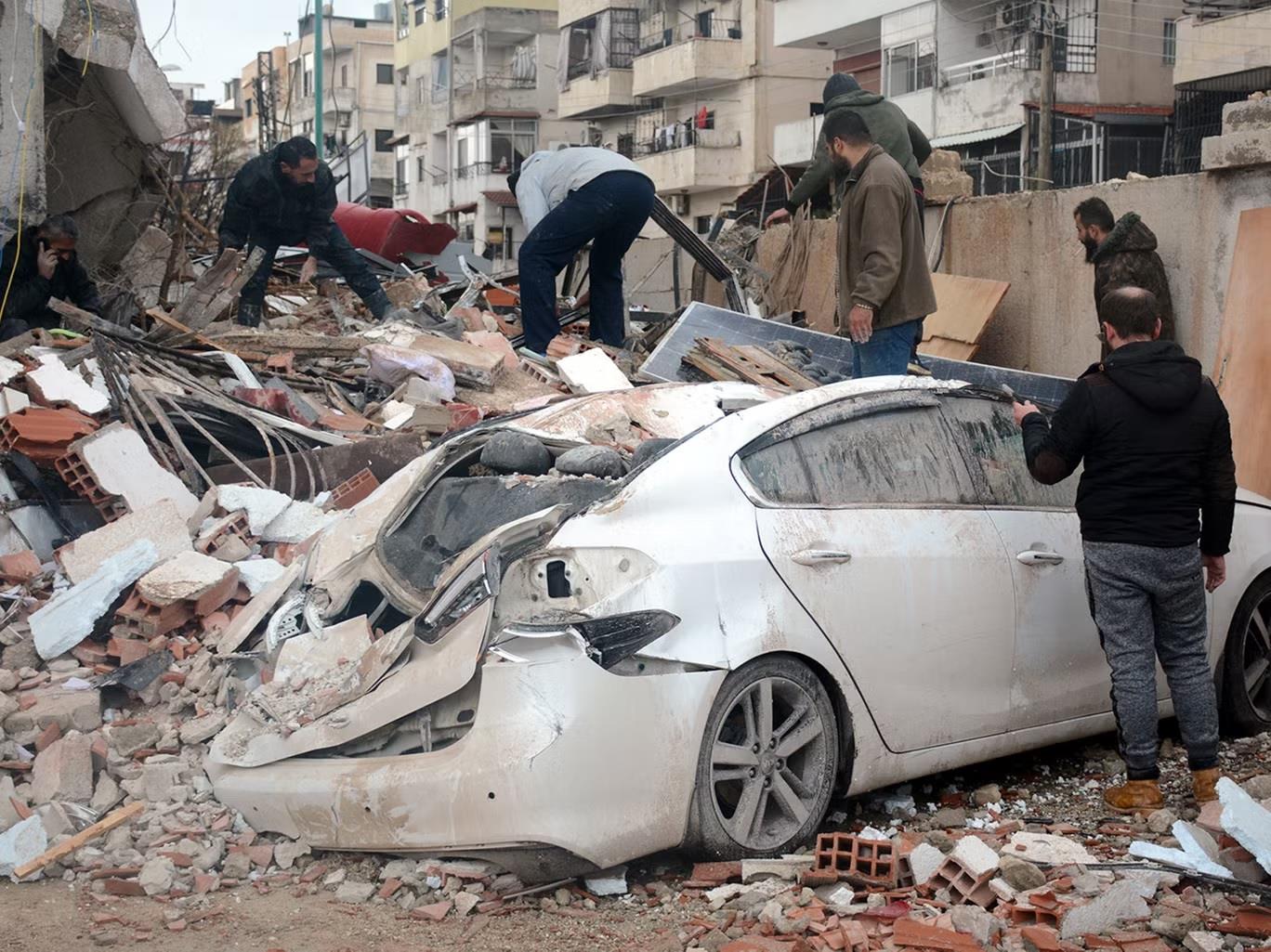 آثار زلزال تركيا المدمر