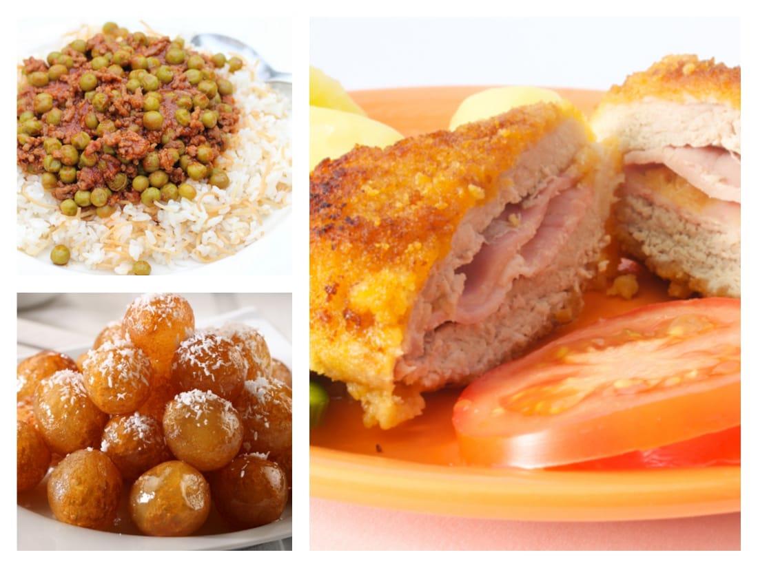لحم مفروم بالبسلة 