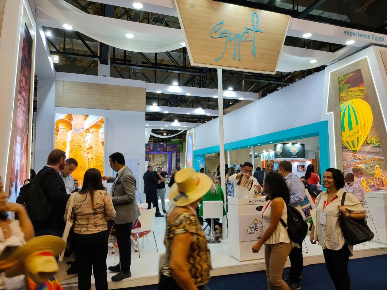 الجناح المصري في المعرض السياحى بالبرازيل