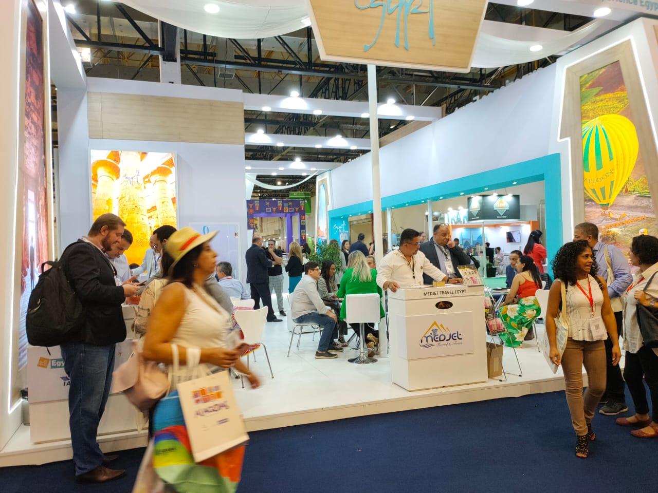 الجناح المصري في المعرض السياحى بالبرازيل