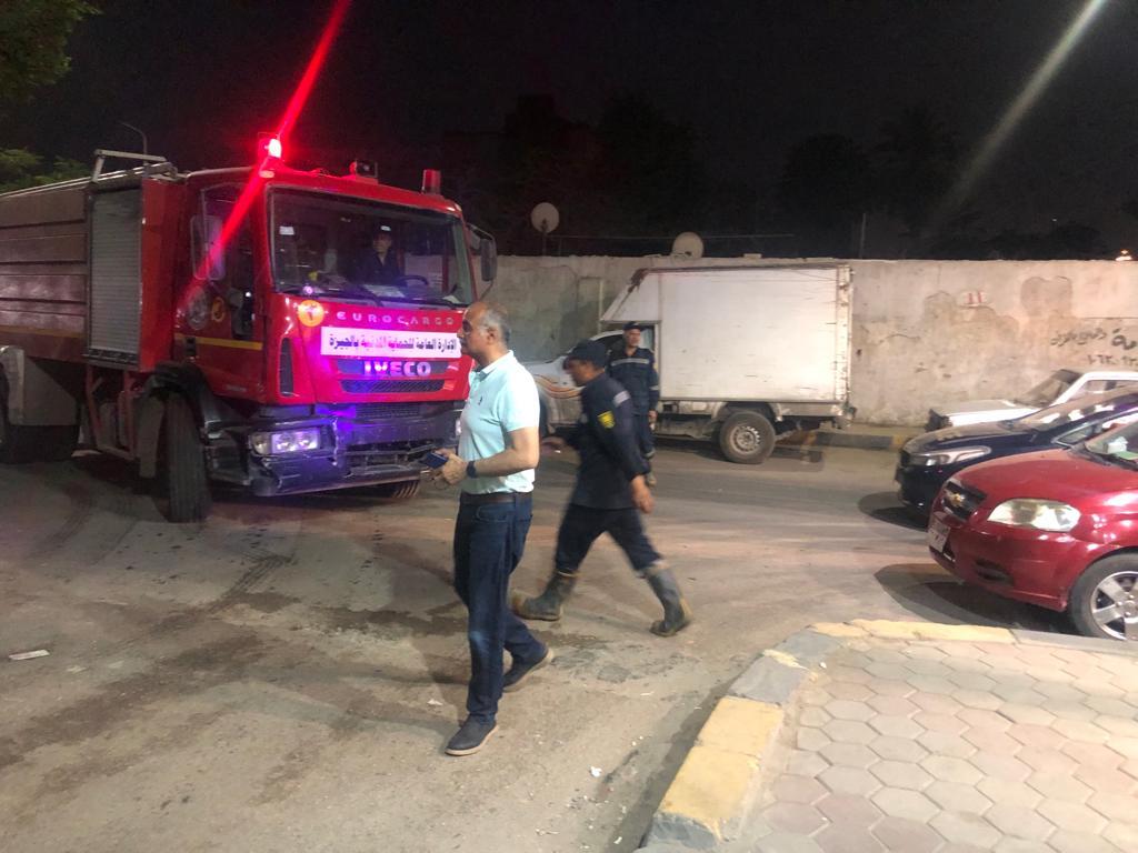 السيطرة علي حريق بشقة سكنية بالدقي