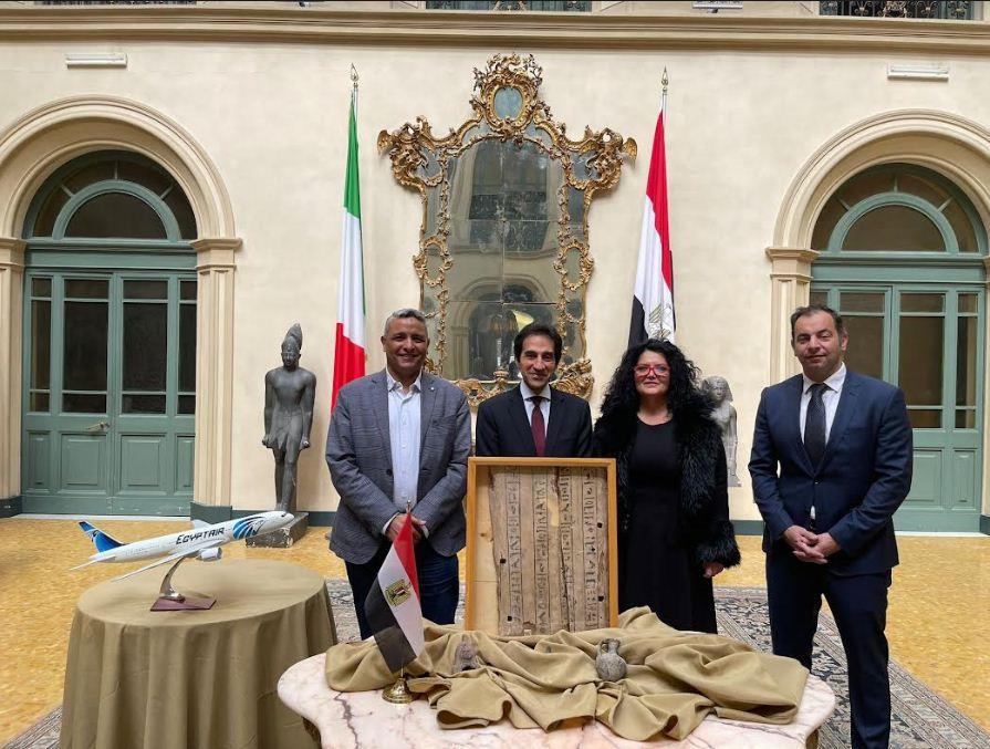 مصر للطيران تنقل كنوز مصر بالمجان على رحلتها القادمة من إيطاليا‎‎