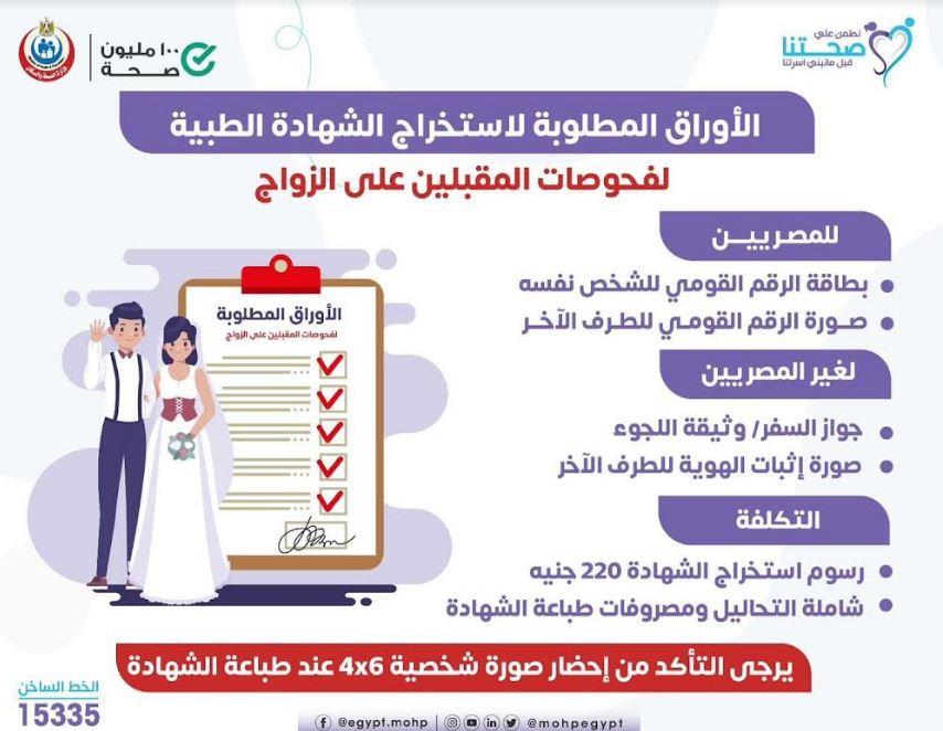  لفحوصات المقبلين على الزواج 