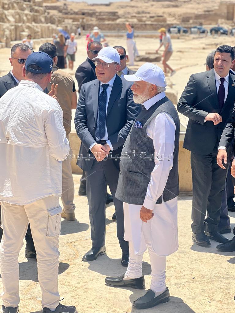 جولة رئيس وزراء الهند في الأهرامات