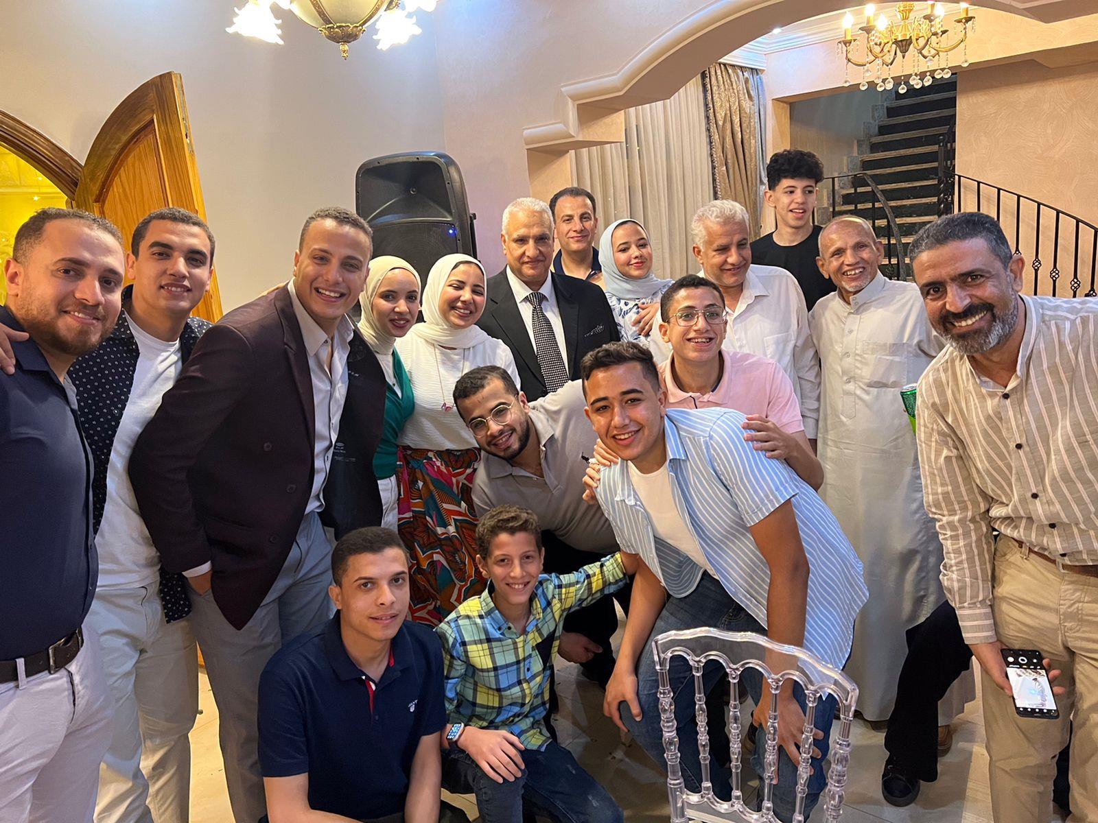عقد قران ابنة المستشار حامد راشد 